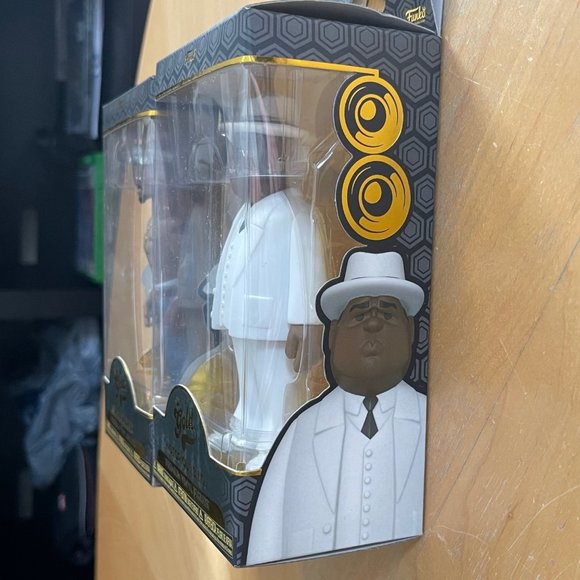 NIB Tupac Shakur & Notorious B. Set of Gold Funko Pop Series 1 - Picture 7 of 9